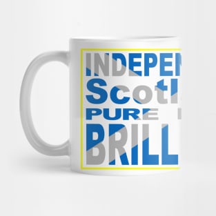 Independent Scotland Pure, Dead, Brilliant Mug